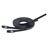 Back In Black Reins 5/8" x 8' Split