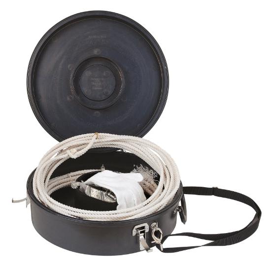 ABS Rope Can Large Black W/SS Fittings