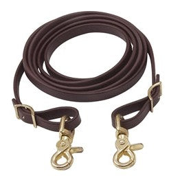 AHE PVC Roping Rein-Brown - Irvine Tack & Western Wear