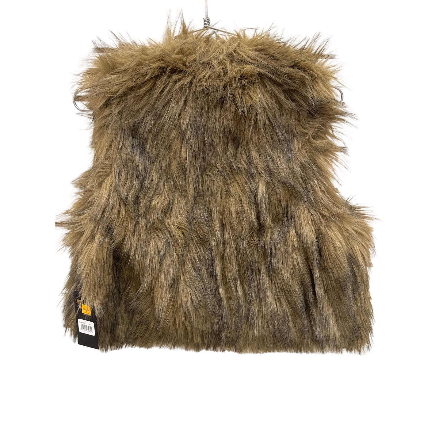 Wrangler Lainey Wilson Fur Vest-Brown