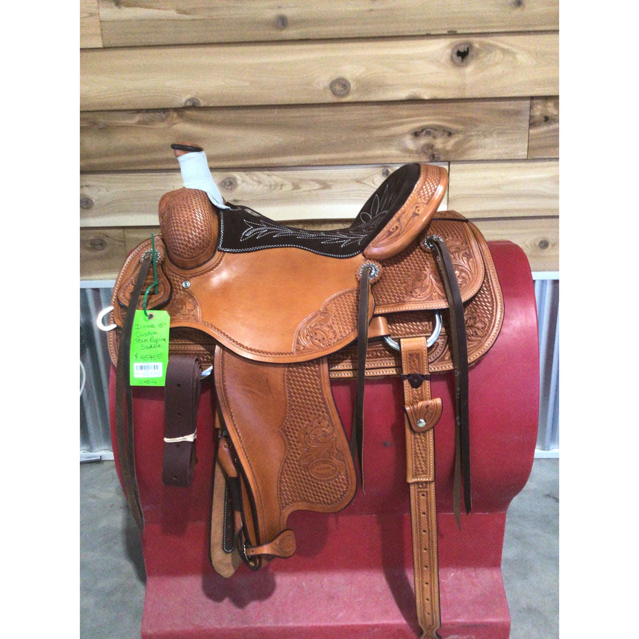 Ruelas Custom 15" Team Roping Saddle