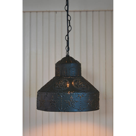 Punched Star Pendant Light