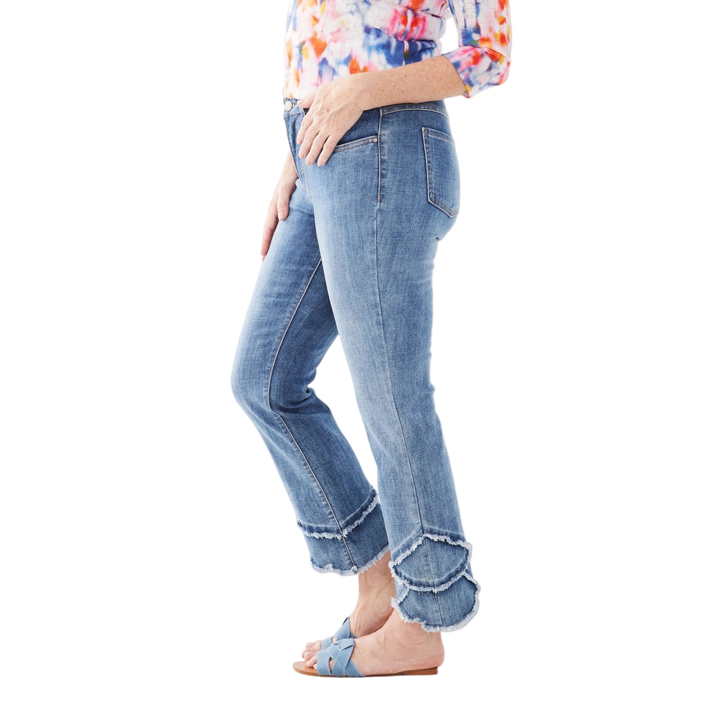 FDJ Women's Olivia Straight Ankle Jeans - Medium Wash