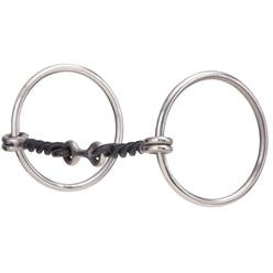 AHE SS Ring Bit Twisted Wire w/Dogbone