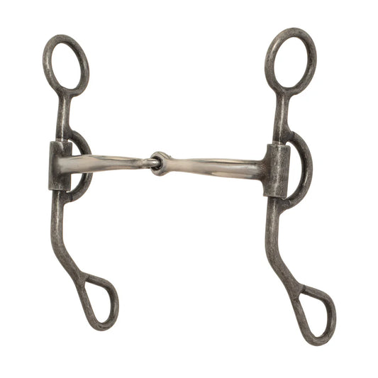 Weaver Argentine Horse Bit w/6.5" Tear drop Cheeks-Snaffle
