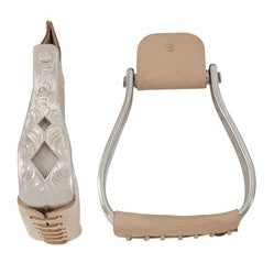 AHE Aluminum Visalia Stirrup 2"-Diamond Cut Out