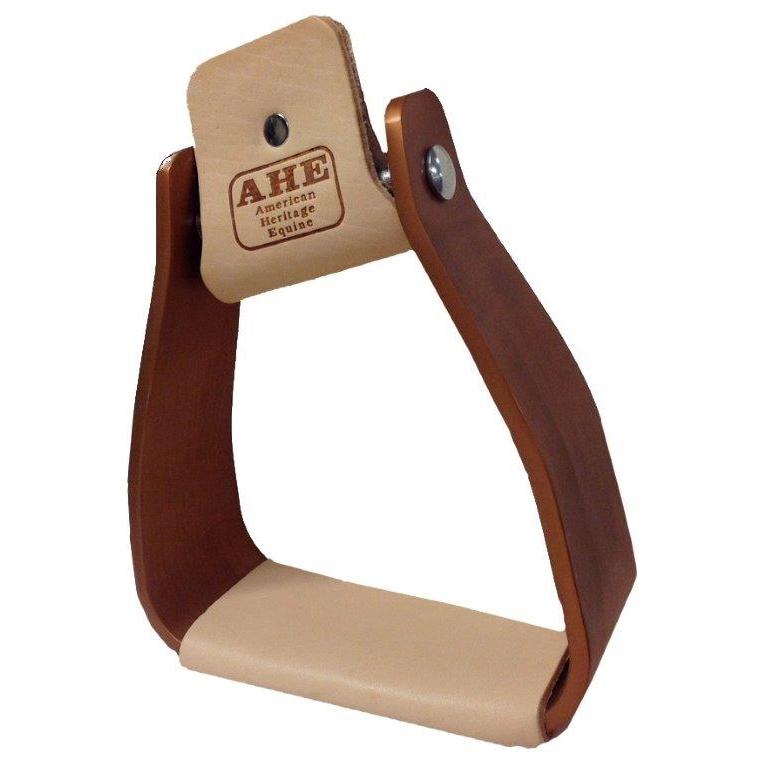 AHE Aluminum Roper Stirrups-Bronze Finish