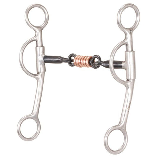 Tough 1 Sweet Iron 3 Piece Snaffle w/Copper