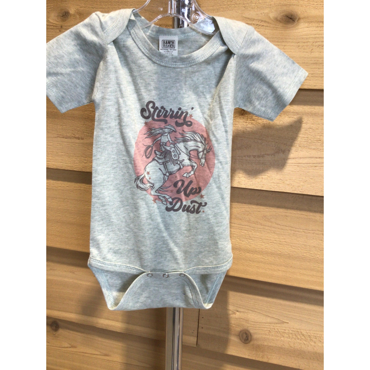 Ranch Raised Stirrin Up Dust Onesie-