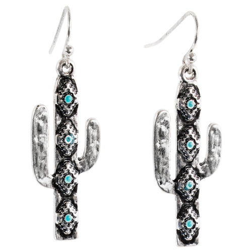 Justin Saguaro Pendant Earrings
