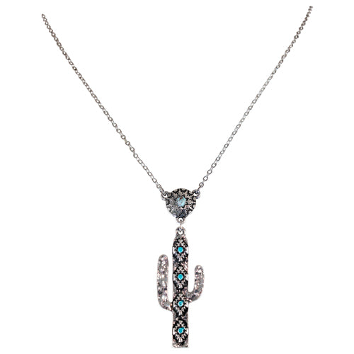 Justin Saguaro Pendant Necklace