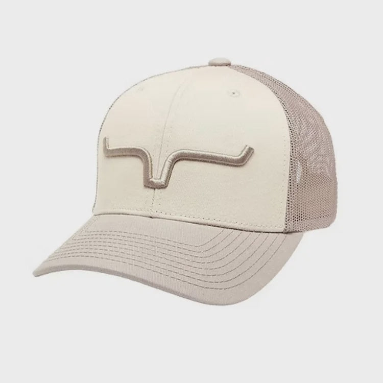 Kimes Weekly Trucker Ball Cap - Natural/Sand