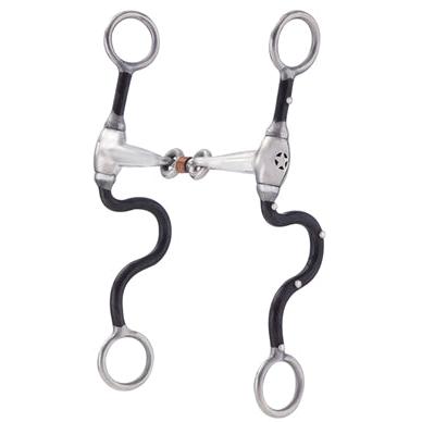 AHE Antique Brown Training 3PC Snaffle