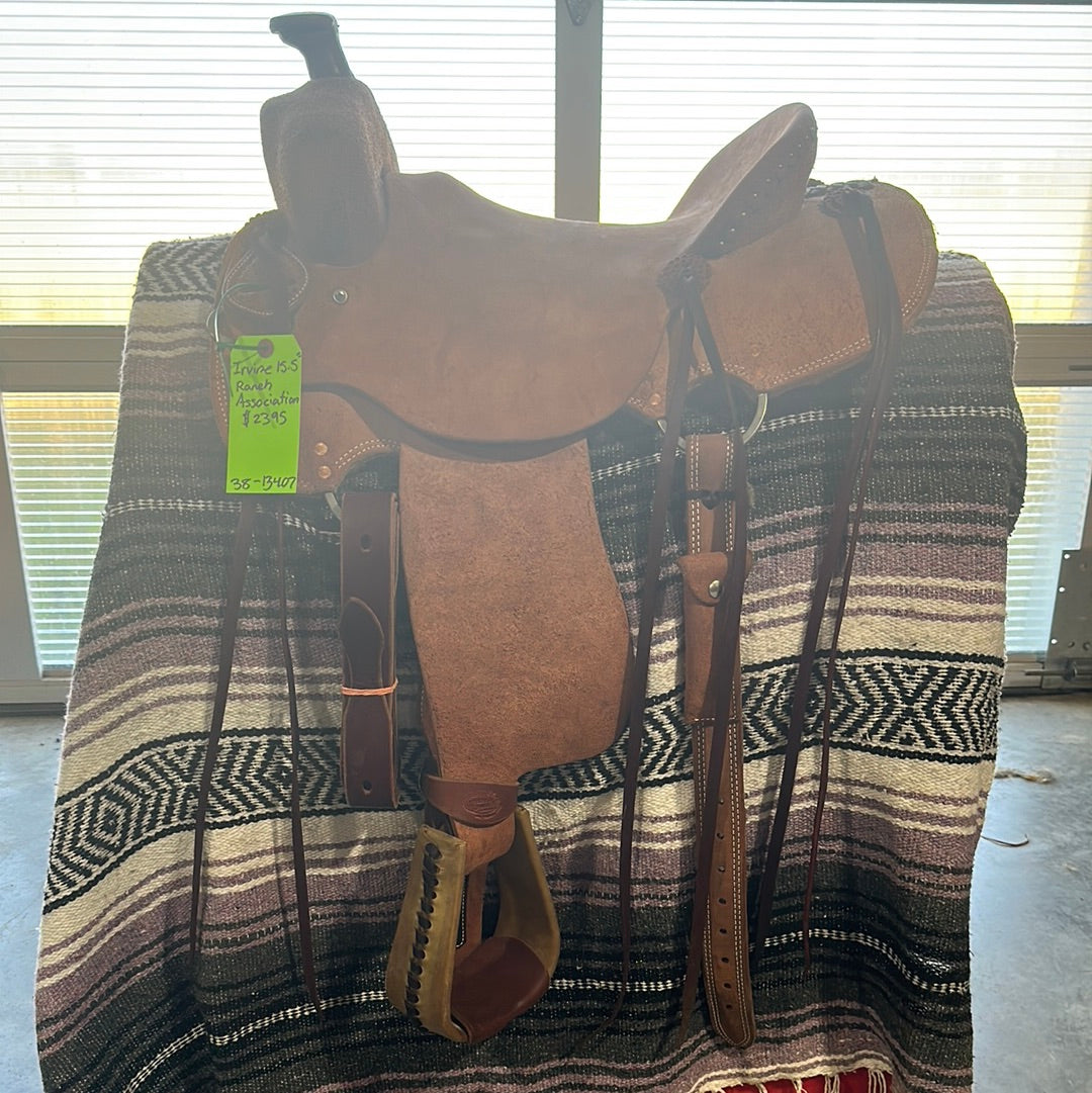 Irvine 15.5" Roughout Stripped Down Saddle