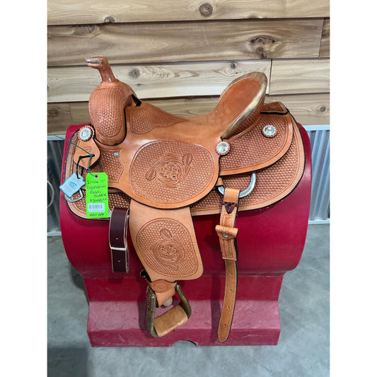 Irvine 17" Association Ranch Saddle - Irvine Tack & Western Wear