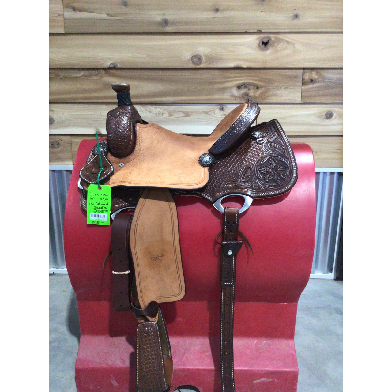 Irvine's 15" USA  All Around Saddle