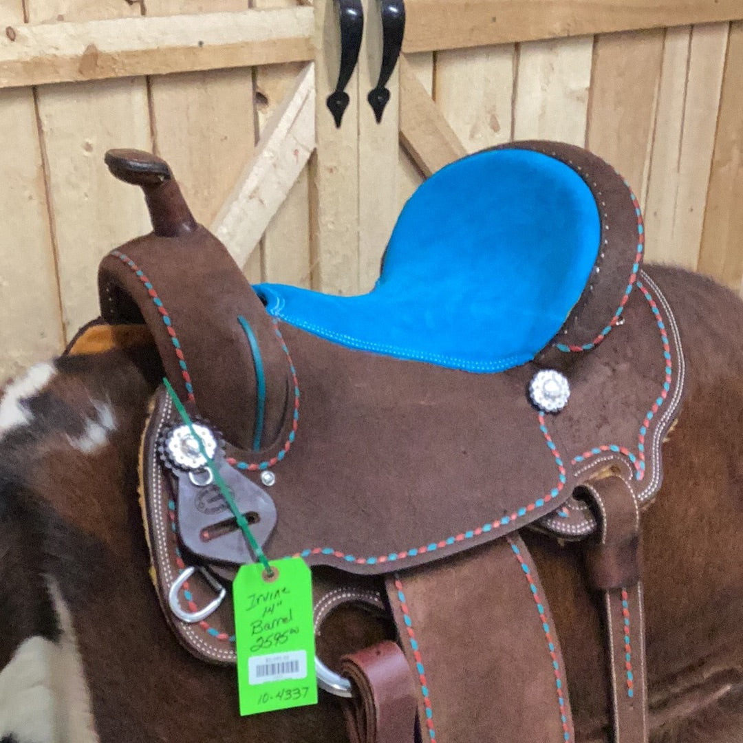 Irvine 14" Barrel Saddle