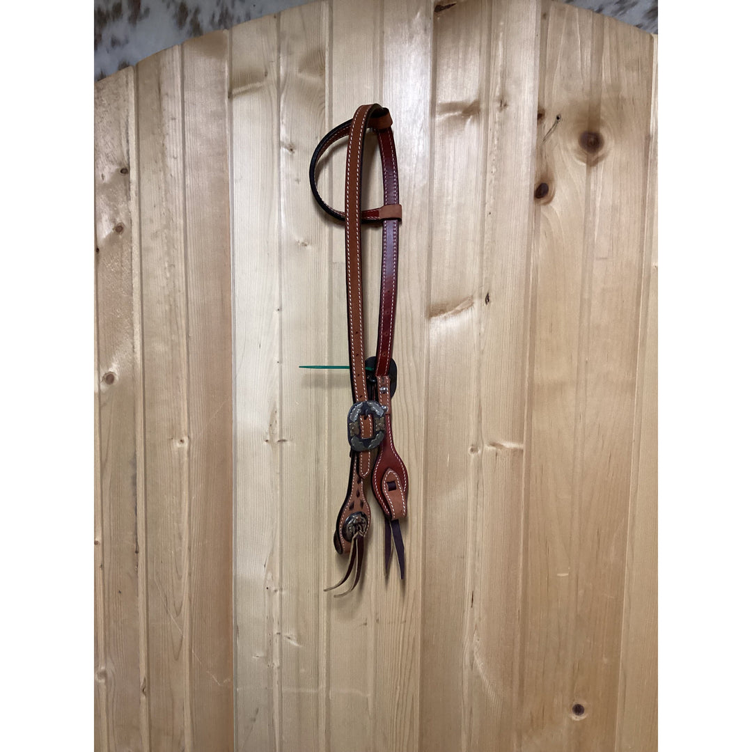 Irvine Double Stitched Slip Ear Headstall