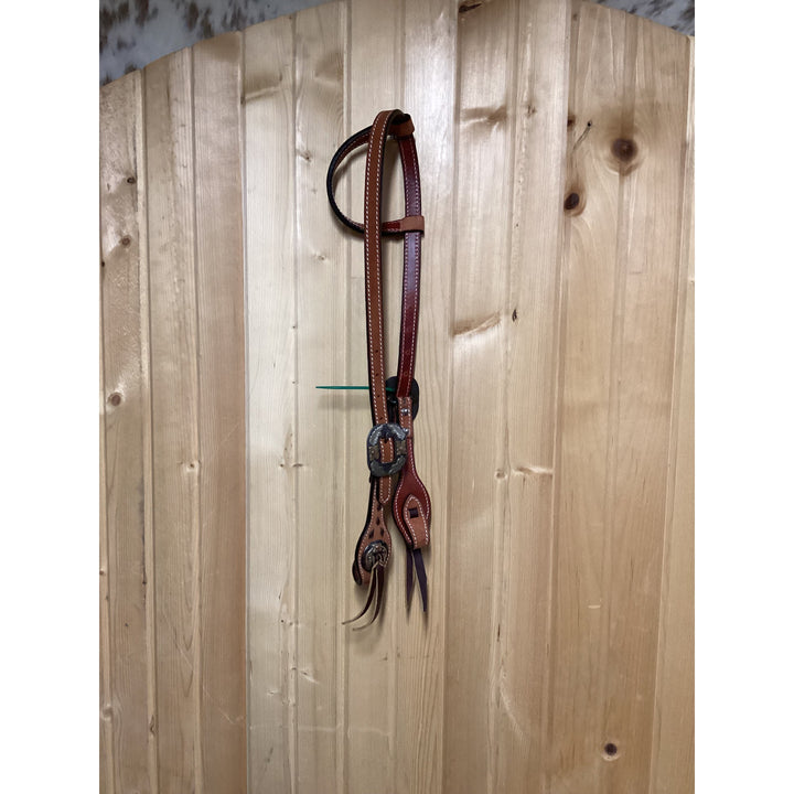 Irvine Double Stitched Slip Ear Headstall