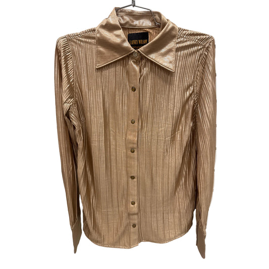 Wrangler Lainey Wilson Long Sleeve Shirt- Rose Gold