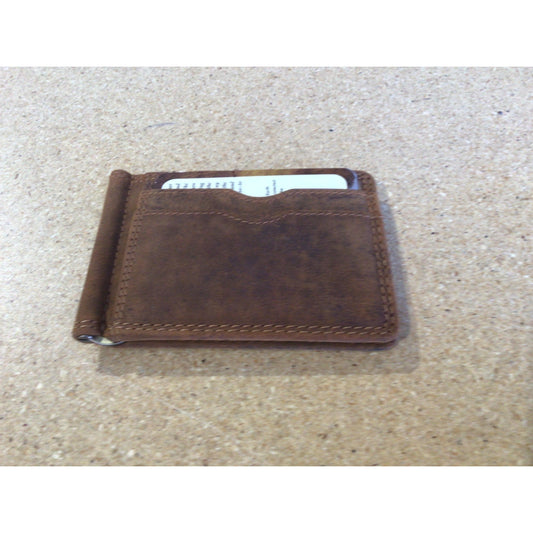 Rugged Earth Money Clip Wallet- Tan