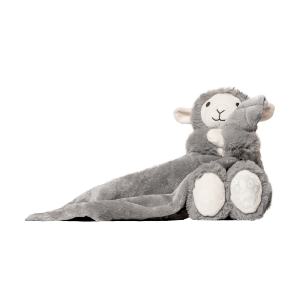 Canada Pooch Core Weighted Calming Toy-Lamb Grey S/M