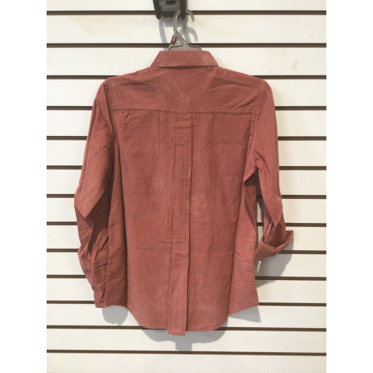 Ariat Women's Billie Jean Long Sleeve Corded Shirt- Light Mahogany