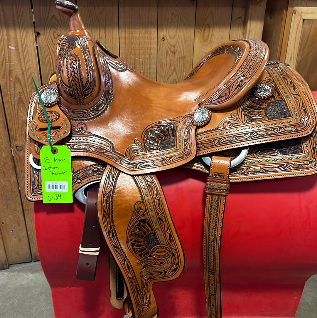 Irvine 15" Custom Reining Saddle