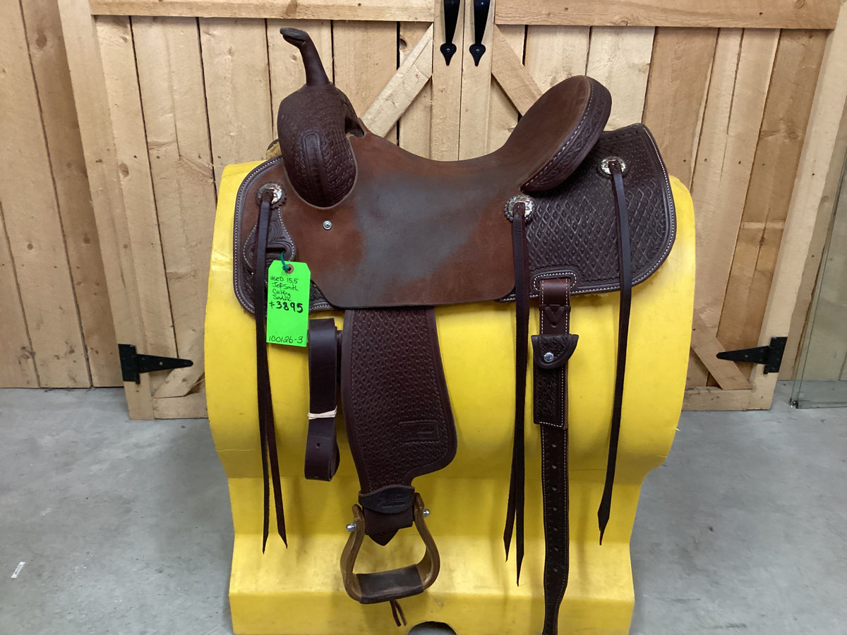 Used 15.5 Jeff Smith Cutting Saddle