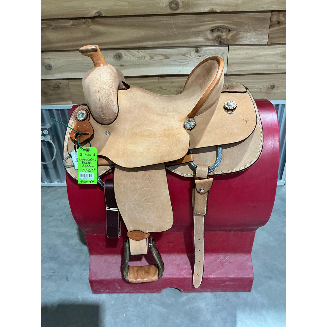 Irvine 15" Association Ranch Saddle - Irvine Tack &amp; Western Wear