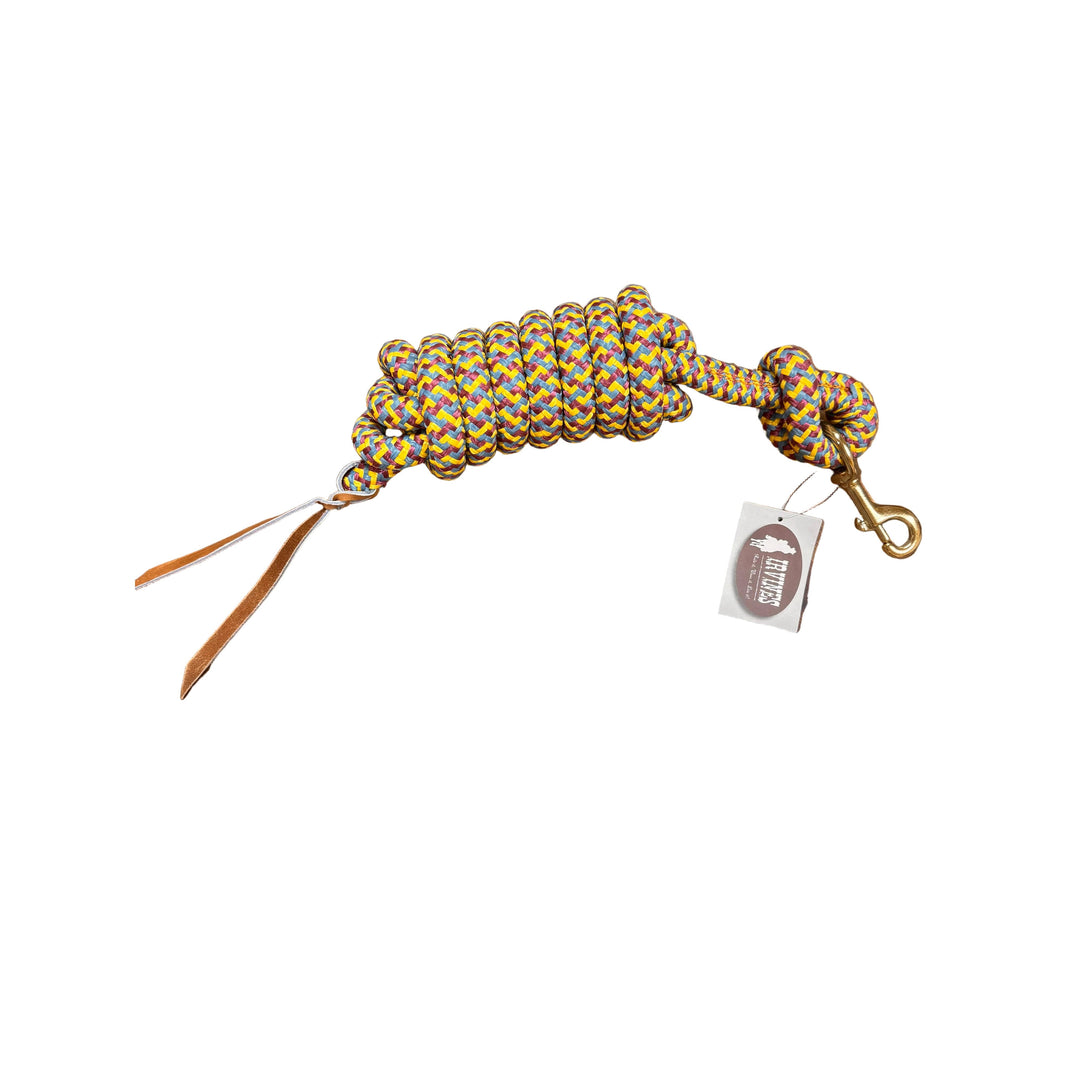 Irvine Cow Lead 9 ft 5/8" Lead w/Brass Plated Bolt Snap (Mixed Colours)