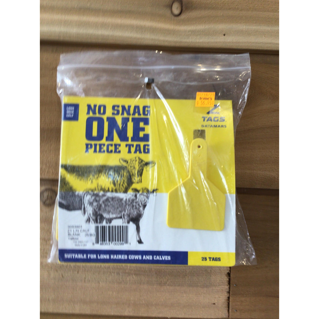 Z Tag No Snag One Piece Tag - Long Neck Calf