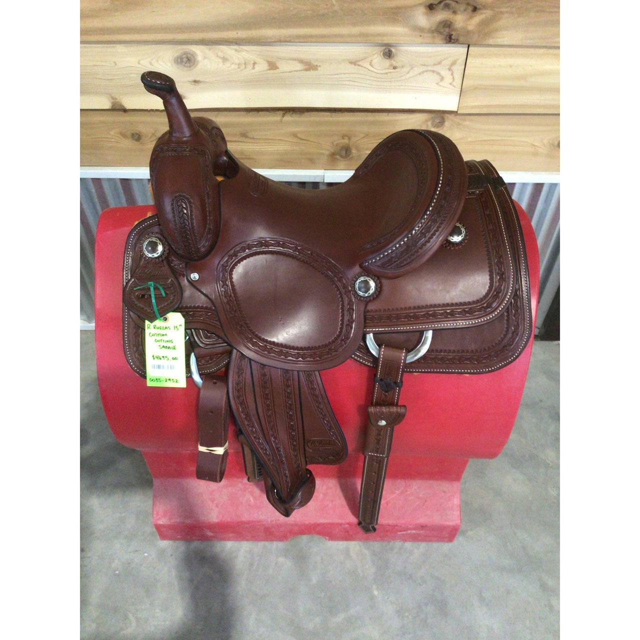 R. Ruelas 15"  Custom Cutting Saddle