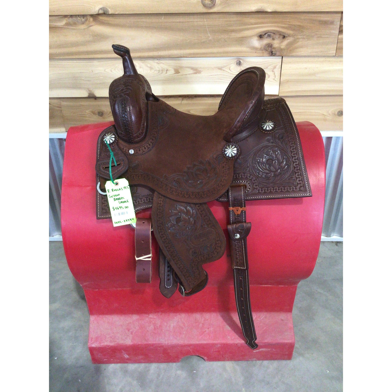 R. Ruelas 13.5"Custom Barrel Saddle