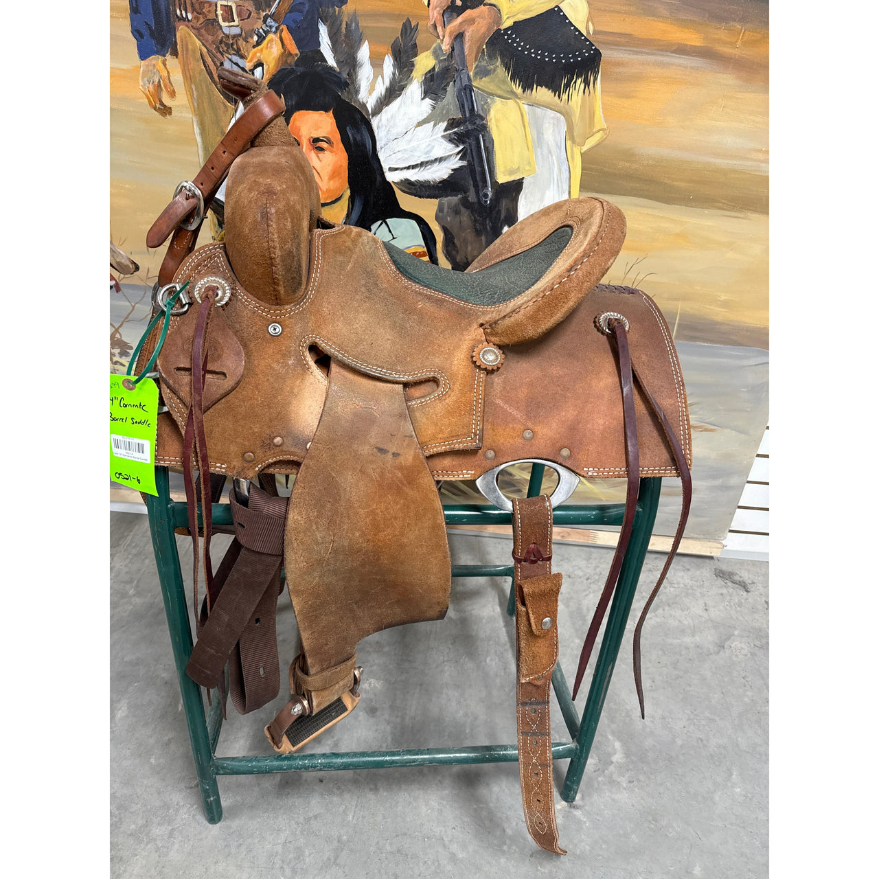 Used 14" Corriente Barrel Saddle