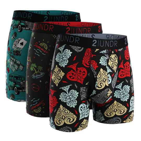 2UNDR Men's Swing Shift Long Leg Underwear - Patterned