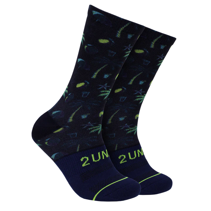 2UNDR Men's Flex Printed Crew Socks