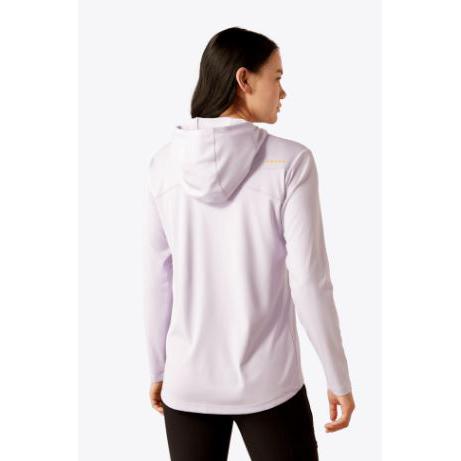 Ariat Women's Rebar Sunblocker Hooded T-Shirt - Pastel Lilac