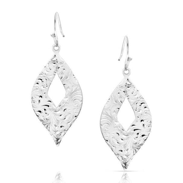 Montana Silversmiths American Made Spirit Curled Feathers Earrings
