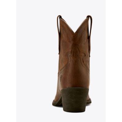Ariat Women's Maggie J Toe Western Boot- Sassy Brown