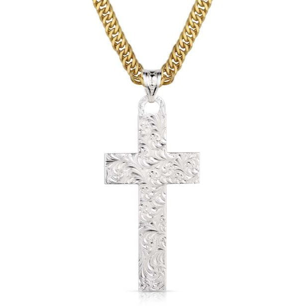 Montana Silversmiths Sunrise Mesa Cross Necklace