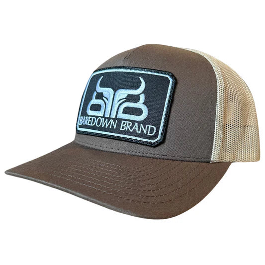 Baredown Brand Curved Ball Cap Black- High Noon