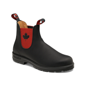 Blundstone Unisex 1474 Classic Boots Black w Red Elastic Canada L