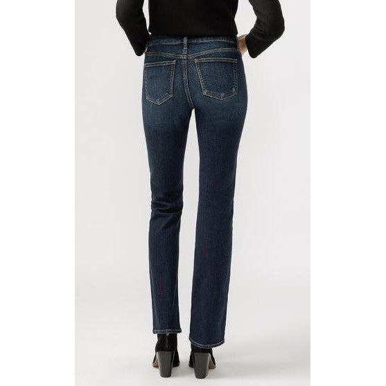 Silver Women's Suki Mid Rise Bootcut Jeans- Indigo