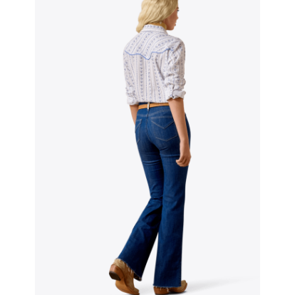 Ariat Women's High Rise Daisy Slim Trouser Jeans- Rinse