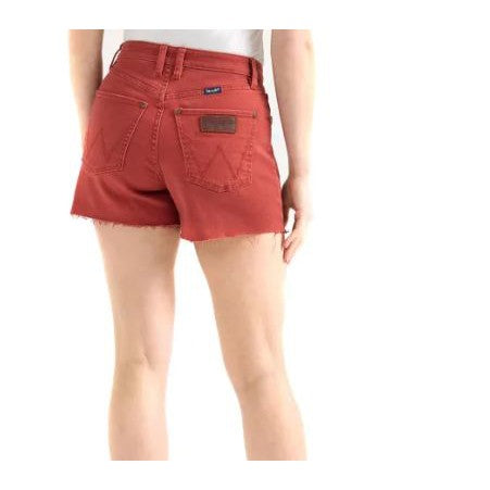 Wrangler Women's Retro High Rise Cowboy Shorts- Amber