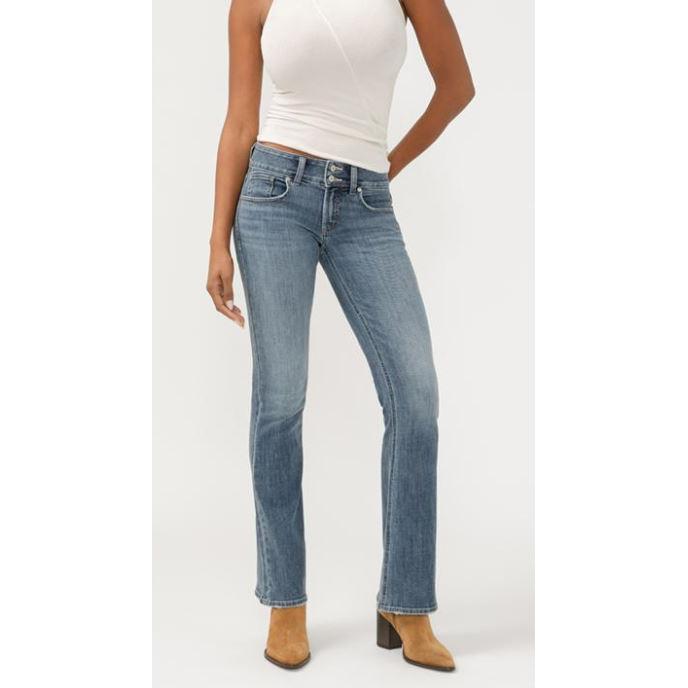 Silver Women's Britt Lowrise Bootcut Jeans-Synth