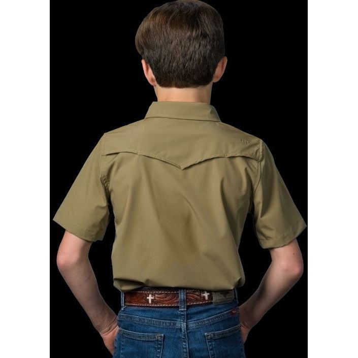 Ferrell Brand CORE Kid's Unisex Short Sleeve Snap Shirt- Multiple Colors