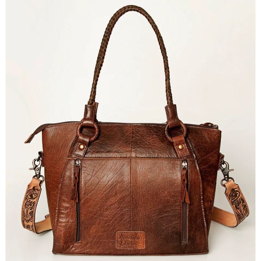 American Darling Western Hand Tooled  Handbag