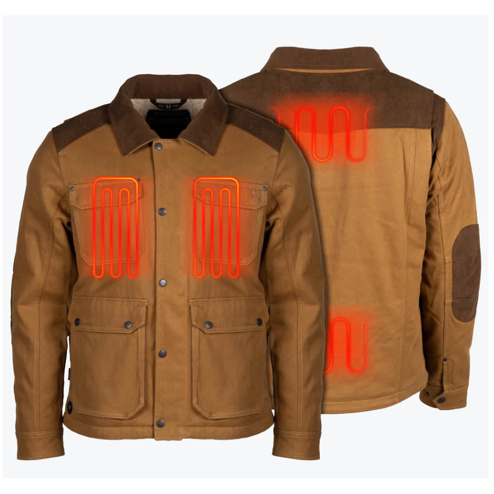 Fieldsheer Men's  3/4 Heated Long Sleeve Ranch Jacket- Tan